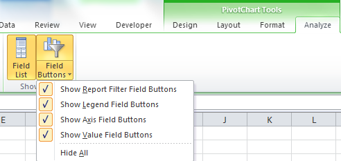 Apply Chart Filters Excel Mac